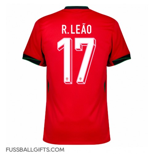 Portugal Rafael Leao #17 Fußballbekleidung Heimtrikot EM 2024 Kurzarm